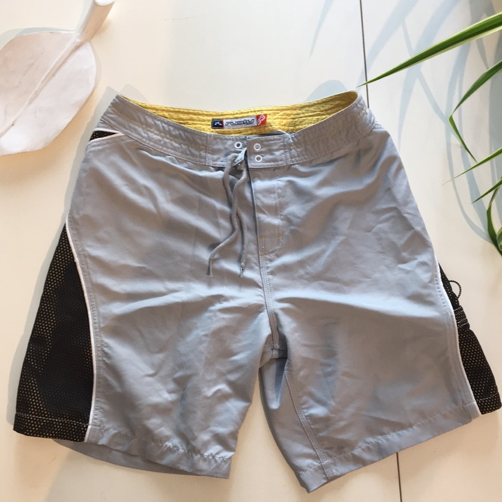 Rusty Gray Board Shorts